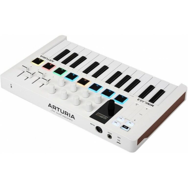 Arturia MiniLab 3 controller MIDI 25 tasti USB per DAW e produzione musicale