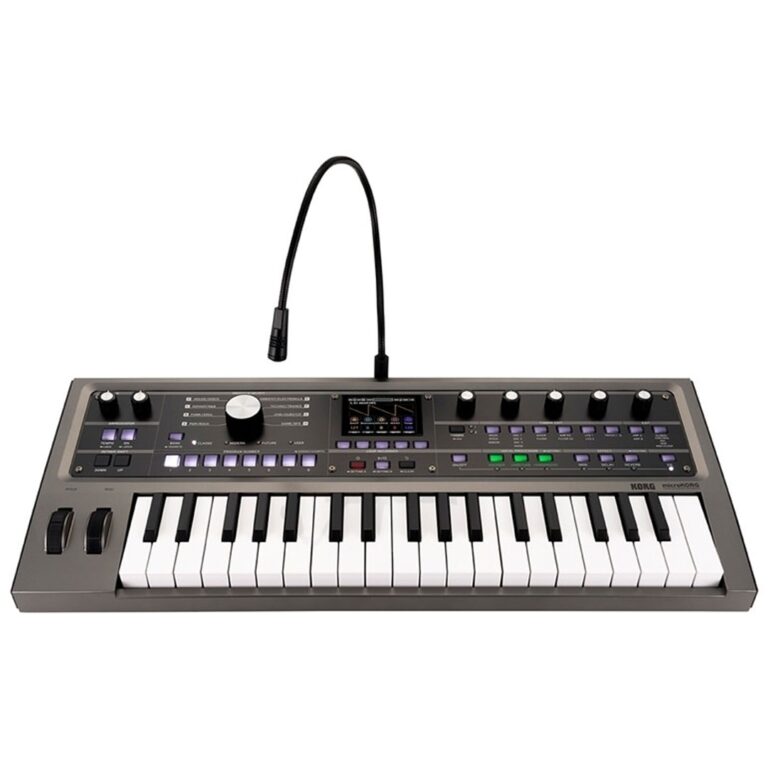 Korg microKORG 2 Standard sintetizzatore vocoder compatto con display LCD e 37 mini-tasti