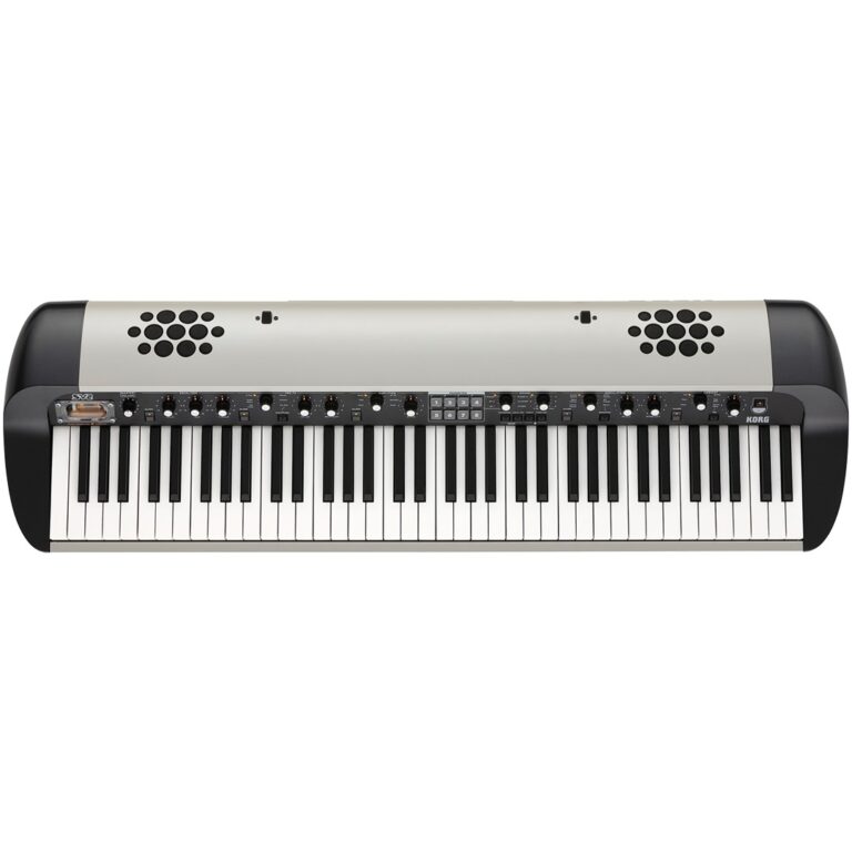 Korg SV-2 73 Silver – Stage piano vintage con tastiera RH3 pesata e design elegante in argento