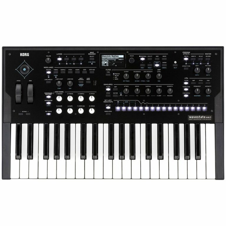 Korg Wavestate MKII sintetizzatore digitale 37 tasti con Wave Sequencing 2.0, joystick vettoriale e mod knob