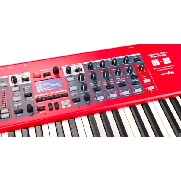 Nord Electro 6 HP 73 tastiera stage piano con 73 tasti hammer action, display OLED e sezioni Piano, Organ e Sample Synth