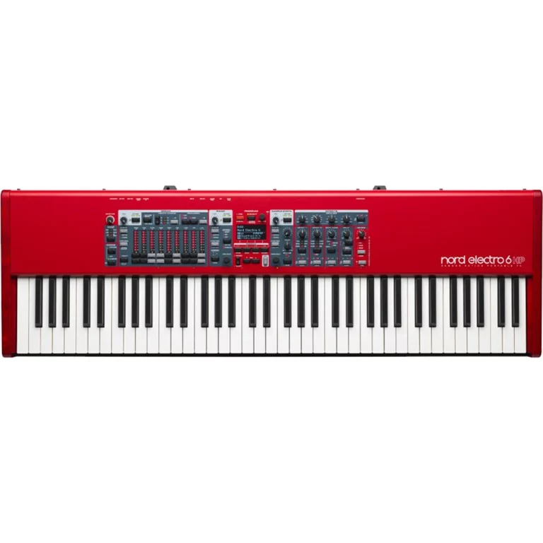Nord Electro 6 HP 73 tastiera stage piano con 73 tasti hammer action, display OLED e sezioni Piano, Organ e Sample Synth