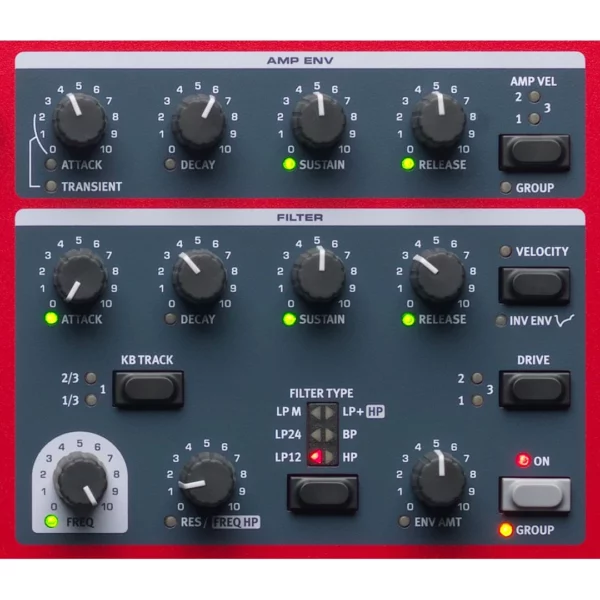 Sintetizzatore Nord Wave 2 con tastiera a 61 tasti e controllo avanzato per performance live