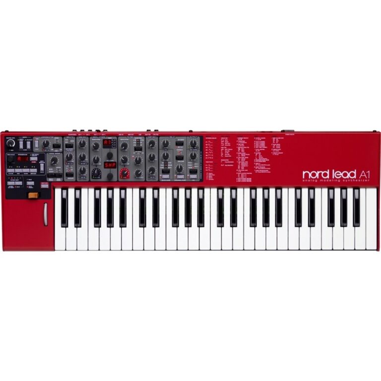 Nord Lead A1 sintetizzatore virtual analog compatto con interfaccia knob-per-function e multitimbralità a 4 parti