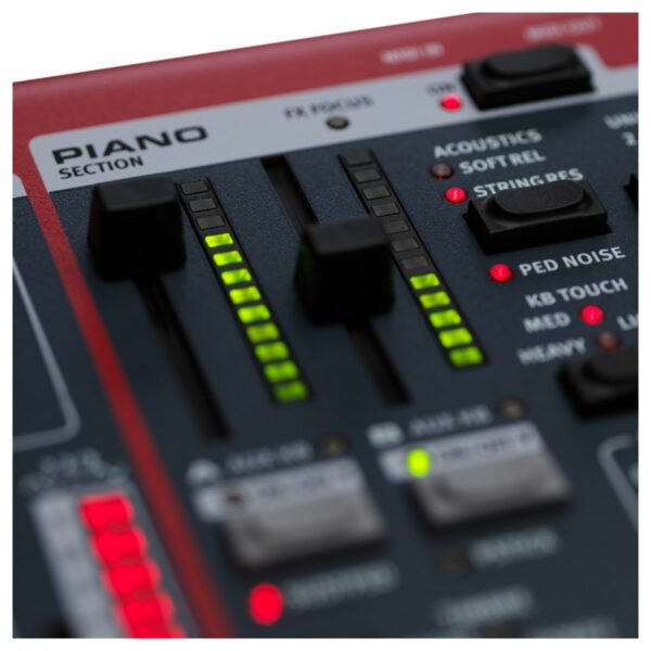 Nord Stage 4 88 stage piano da palco con tastiera a 88 tasti hammer-action, fader LED e drawbars fisiche