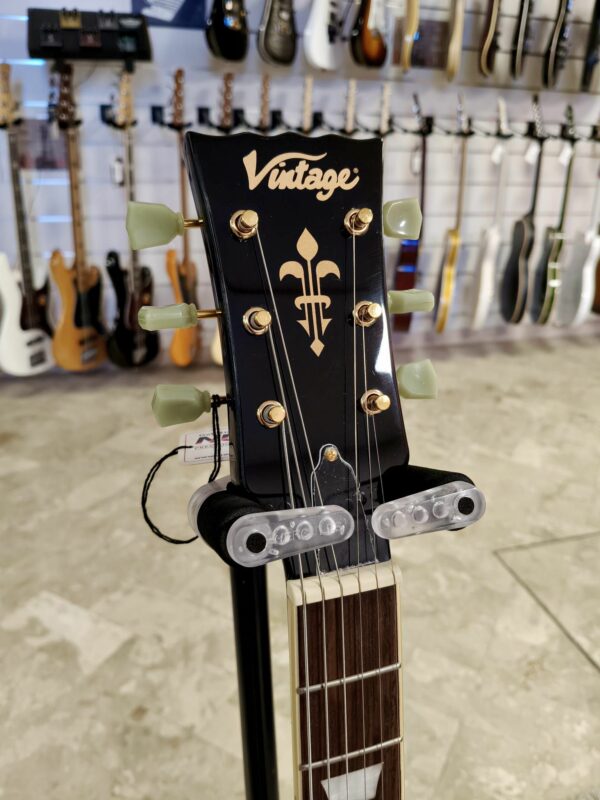 Vintage V100 Les Paul Reissued Gloss Black - possibilità di permuta - immagine 2