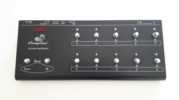 Cicognani midi footswitch pro series - footswitch midi - possibilità di permuta