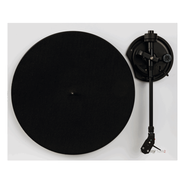 alt="Reloop Turn 2 White giradischi professionale con coperchio antipolvere incluso"