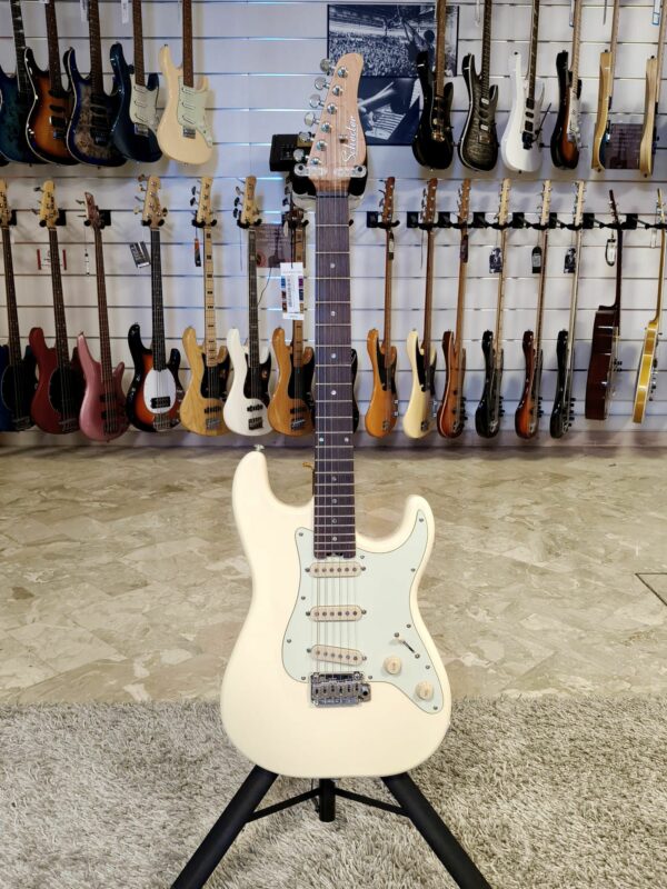 Schecter Route 66 Saint Louis SSS aged white