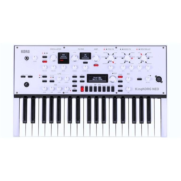 alt="Korg KingKORG Neo sintetizzatore analog modeling compatto con vocoder integrato"