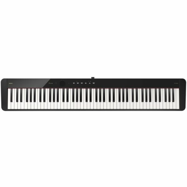 alt="Casio PX-S5000 BK pianoforte digitale nero con meccanica Smart Hybrid Hammer"