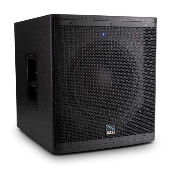 alt="Kali Audio WS-12 V2 subwoofer attivo da studio 12 pollici 1000W vista frontale con griglia metallica"